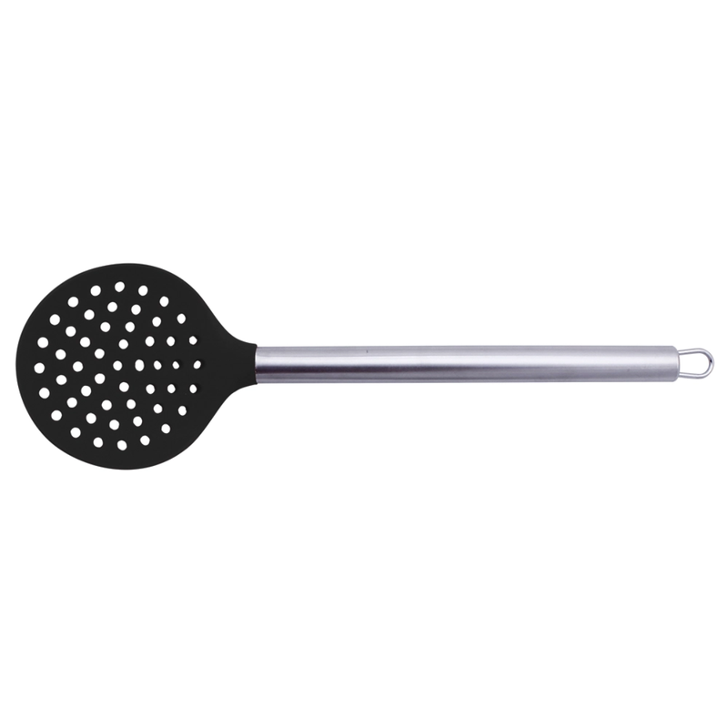 Escumadeira Silicone  28,5cm PT - Mimo Style
