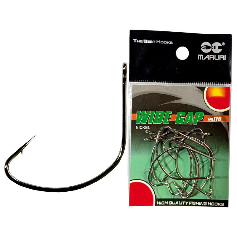 Cartela Anzol Wide Gap Nickel SW/MR118 Maruri
