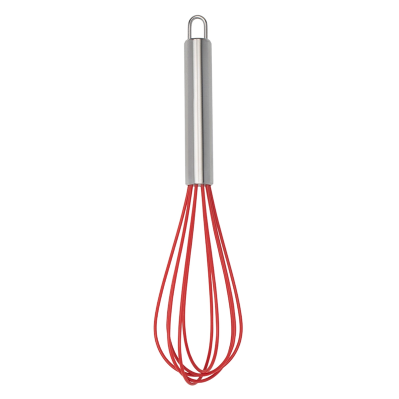 Batedor de Ovos Fouet Vermelho Silicone Inox - Mimo Style