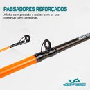 Vara Para Carretilha Manjuba 10-20 Lbs Albatroz Fishing