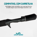 Vara Carretilha NEW DIAMOND 12 lbs Albatroz Fishing