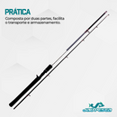 Vara Carretilha NEW DIAMOND 12 lbs Albatroz Fishing
