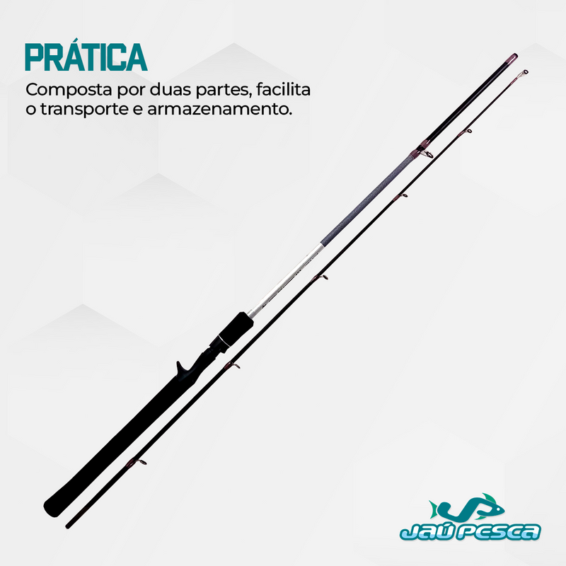 Vara Carretilha NEW DIAMOND 12 lbs Albatroz Fishing