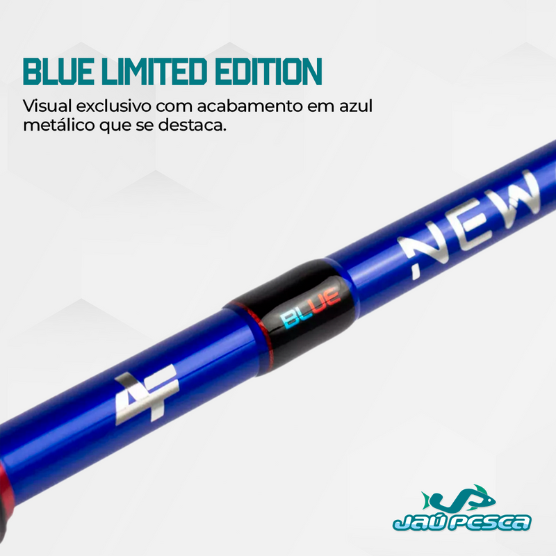 Vara Carbono Para Carretilha New Pampo Limited 20-50 LBs