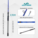 Vara Carbono Para Carretilha New Pampo Limited 20-50 LBs