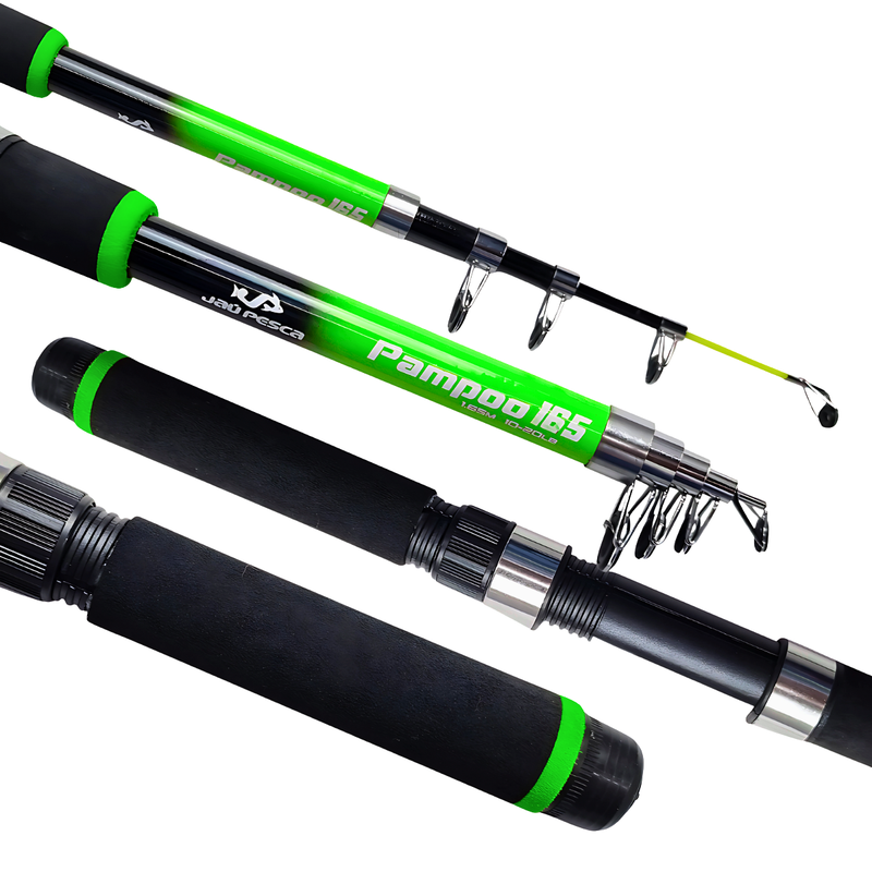 Vara Telescópica Molinete JP Pampoo