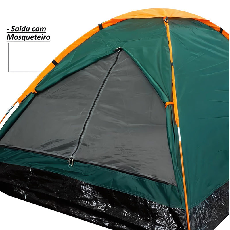 Kit Camping Barraca + Rede De Descanso+ Fogareiro e Campgás