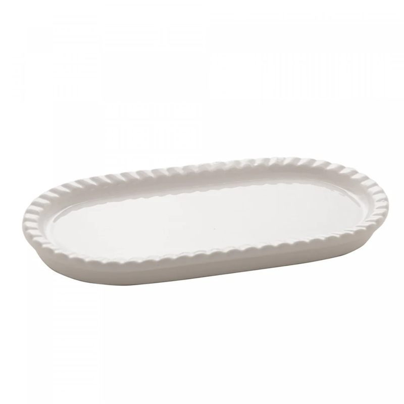 Conjunto Banheiro 3 Peças de Cerâmica Greece Branco e Prata - Lyor