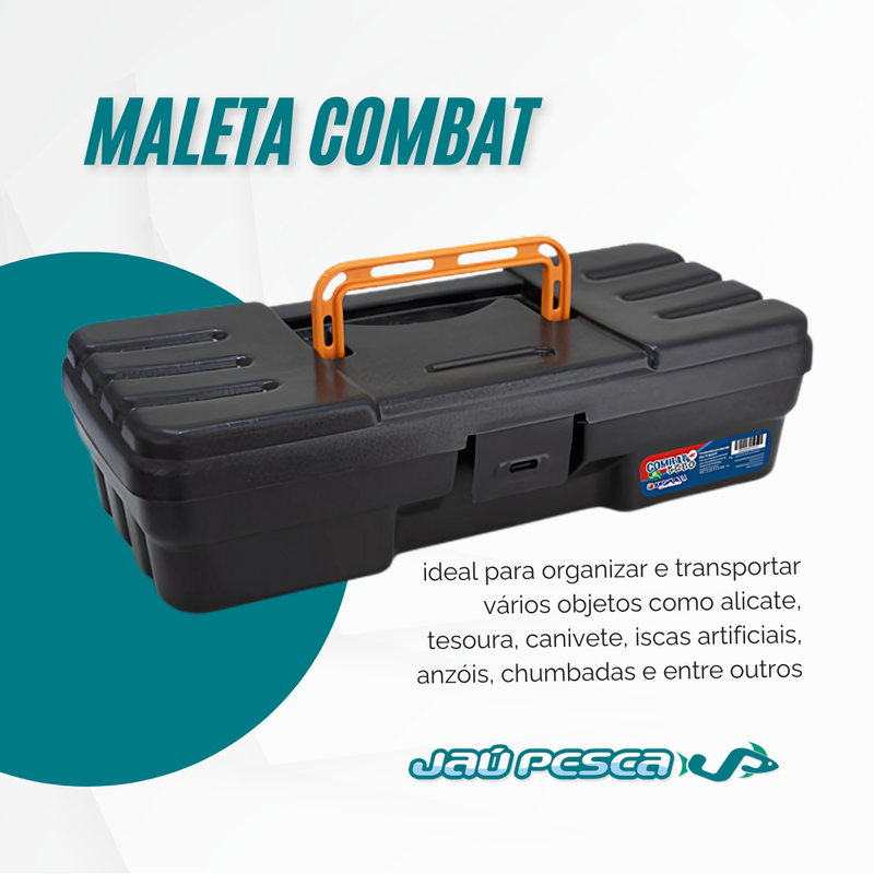 Kit de Pesca Vara + Molinete Maleta Saquinho e Racao Albatroz