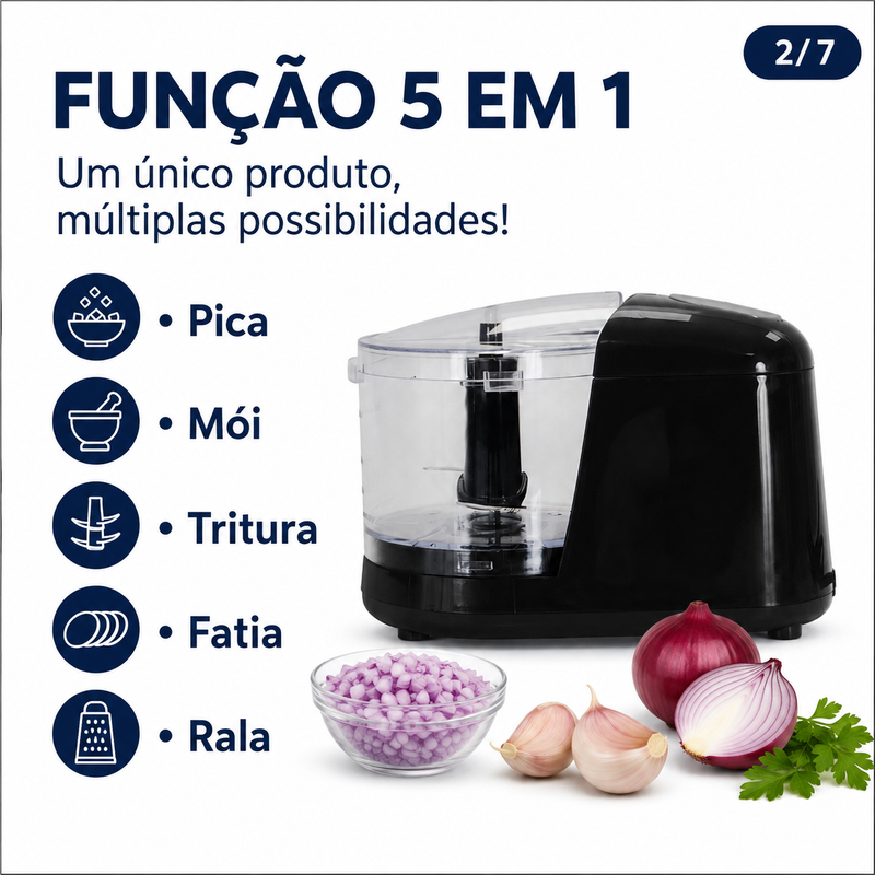 Miniprocessador de Alimentos 350ml 100W - Agratto