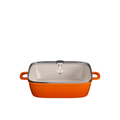 Caçarola Quadrada com Tampa de Vidro 28cm - Mimo Style 