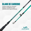 Kit De Pesca Vara Carretilha JP TAMBAQUI PRO 2,40 mts 60 lbs + LX e Linha