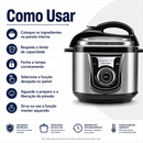 Panela de Pressão Elétrica 4L Inox  - Agratto