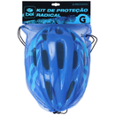 Kit Radical Proteção c/ Capacete  EPS (G) Azul Ref.6113 – Redinha / Bel Fix