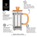 Cafeteira Prensa Francesa 370ml - Mimo Style