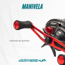 Kit De Pesca Vara Carretilha JP TAMBAQUI PRO 2,40 mts 60 lbs + LX e Linha