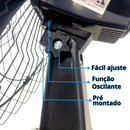 VENTILADOR OSC DE PAREDE 60CM PRETO LIGHT 147W 127V VENTIMAIS