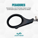Tesoura Titanium JP-10T Lâmina Em Aço Inox Jaú Pesca