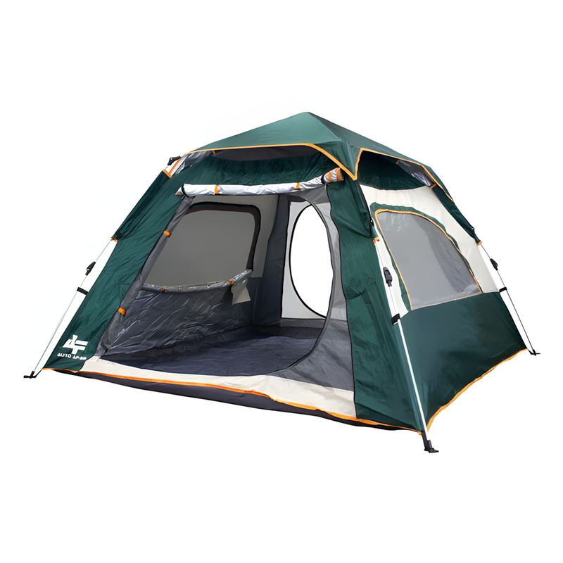 Kit Camping Barraca 4 Pessoas + Colcao Casal e Enchedor + Fogão Jaú Pesca