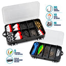 Kit de Pesca Completo com 123 Itens + Estojo Organizador