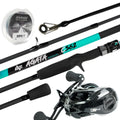 Kit de Pesca Vara Carretilha AGATA + M21 Pro