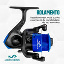 Molinete JP250 1 Rolamento 5.1:1 Jaú Pesca