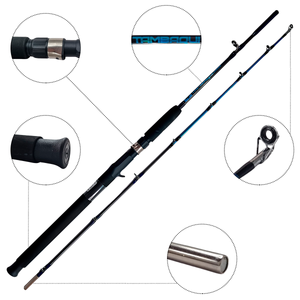Vara Carretilha TAMBAQUI C1652 1,65mts 30lbs 2 Partes Albatroz