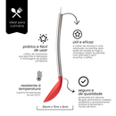 Colher para Arroz Inox Silicone  VR - Mimo Style