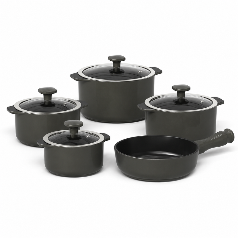 Jogo 5pçs Panelas Cerâmica Slim - Ceraflame