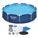 Conjunto Piscina 4x4m + Capa + Filtro 110/220 + Lona Bestway