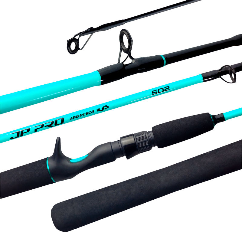 Vara Carretilha JP PRO 10-20lbs/12-25lbs - 4 cores - Jaú Pesca