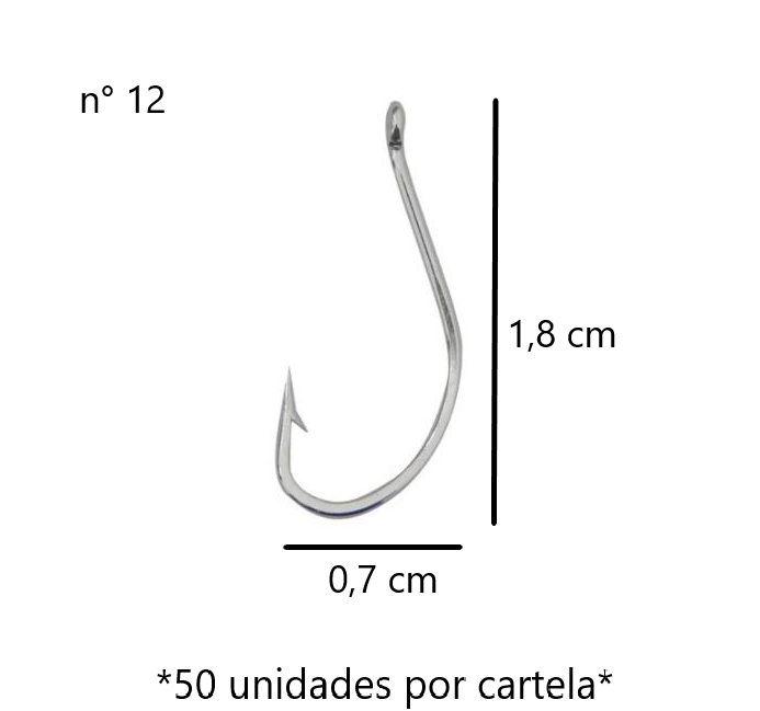 Caixa Anzol Maruseigo Niquel Marine Sports