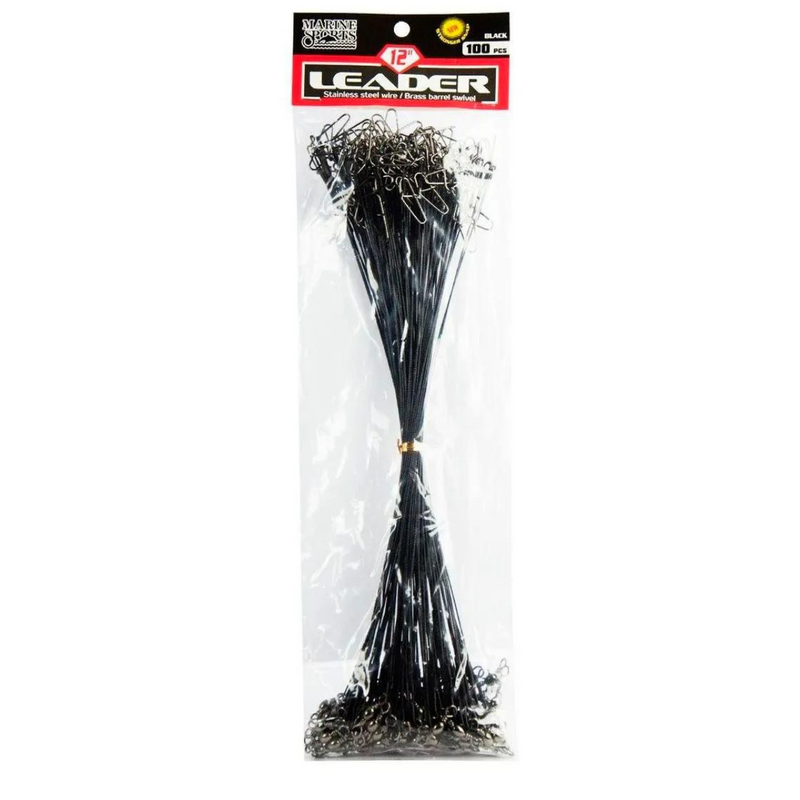 Chicote Leader Black 10 un Marine Sports