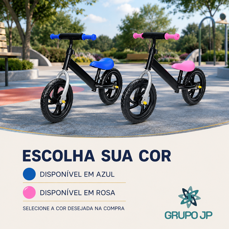 Bicicleta de Equilíbrio Aro 12 Sem Cestinha - Zippy Toys