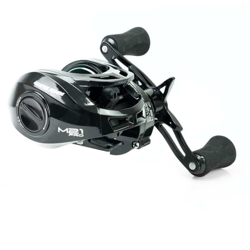 Kit de pesca Carretilha AGATA Acqua 1,50m + Carretilha M21 PRO Acqua Esquerda e Linha Mono