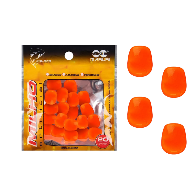 Isca Artificial Milho Pacote 20 Uni Maruri