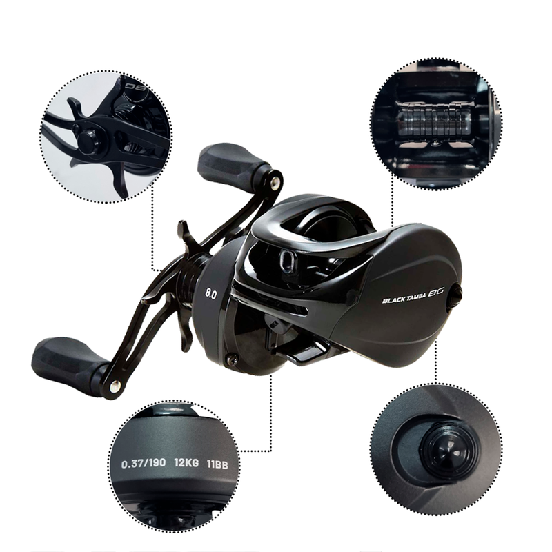 Carretilha Black Tamba BG - Maruri