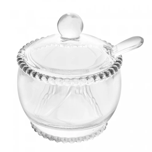 Açucareiro Cristal com Colher Pearl 200ml - Wolff