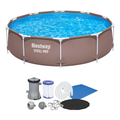 Conjunto Piscina 4x4m + Capa + Filtro 110/220 + Lona Bestway