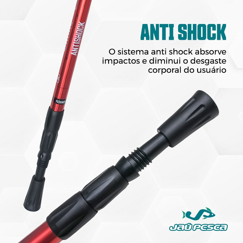 BASTÃO DE CAMINHADA ANTISHOCK JP-BC