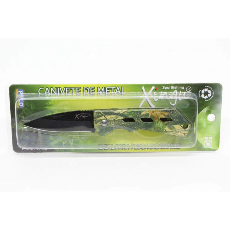 Canivete de Metal Camuflado XV3140 Xingu