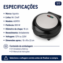 Omeleteira Elétrica Mr. Cheff Inox - Agratto