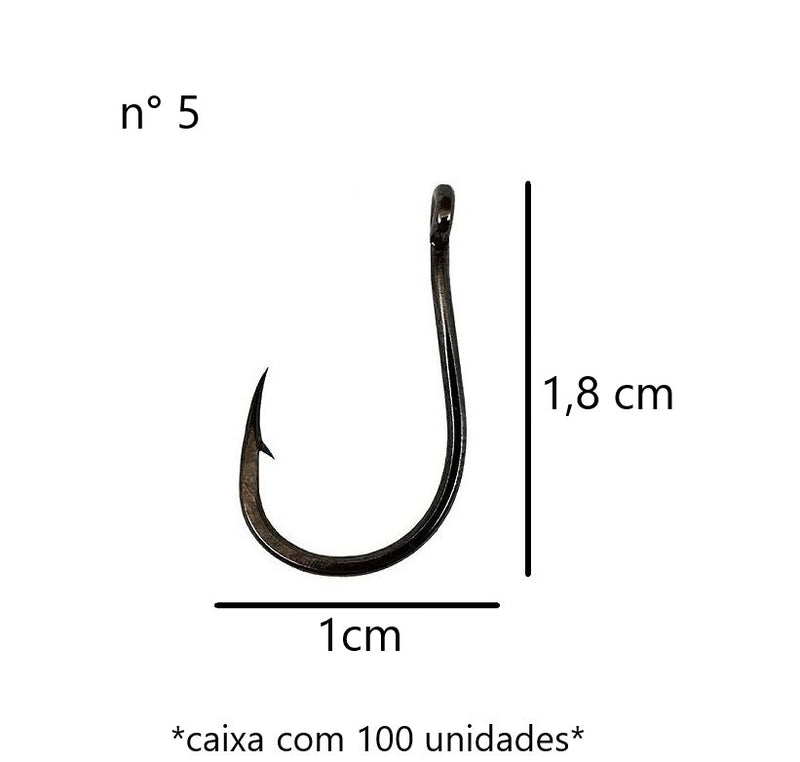Caixa Anzol Chinu NsBlack Albatroz Fishing