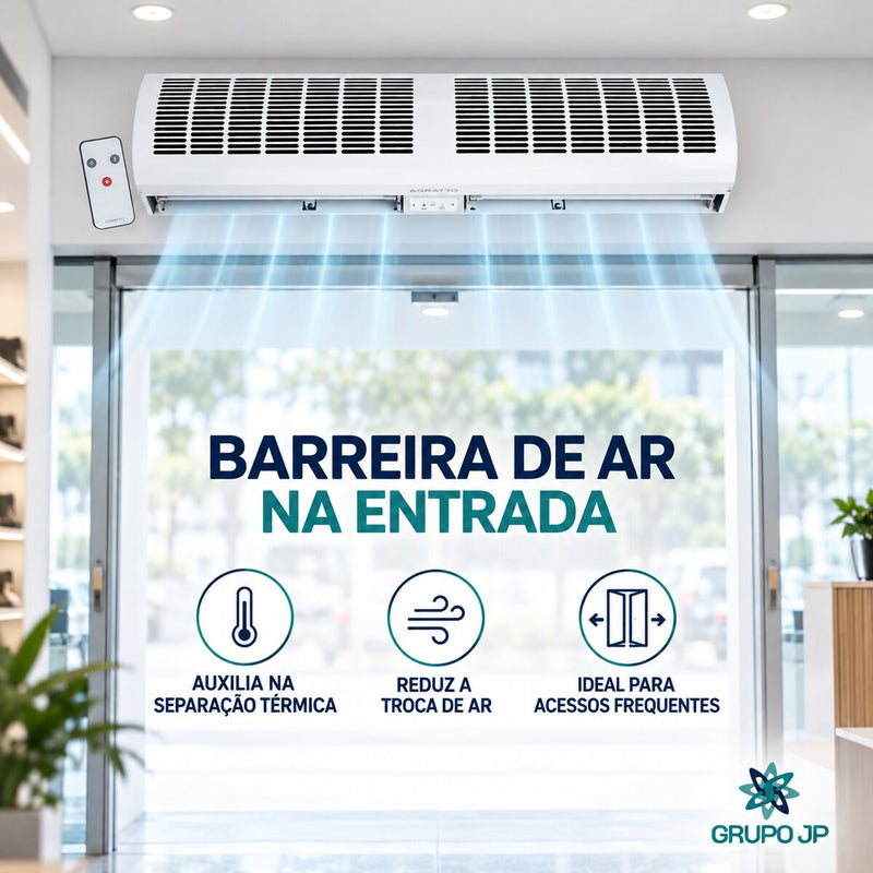 Cortina de Ar 120cm com Controle Remoto 220V - Agratto