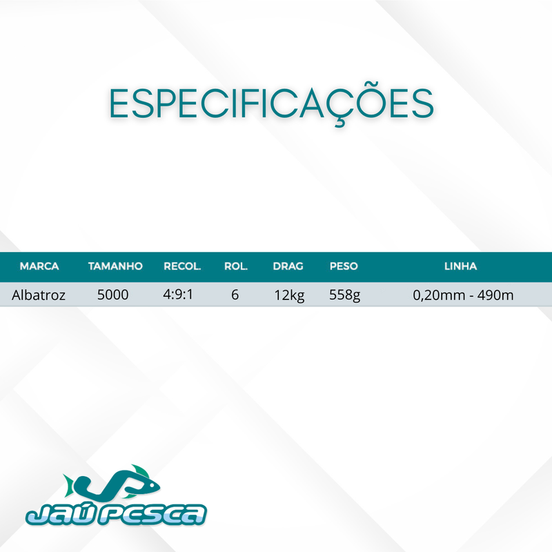 Molinete Albatroz ARPOADOR 5000