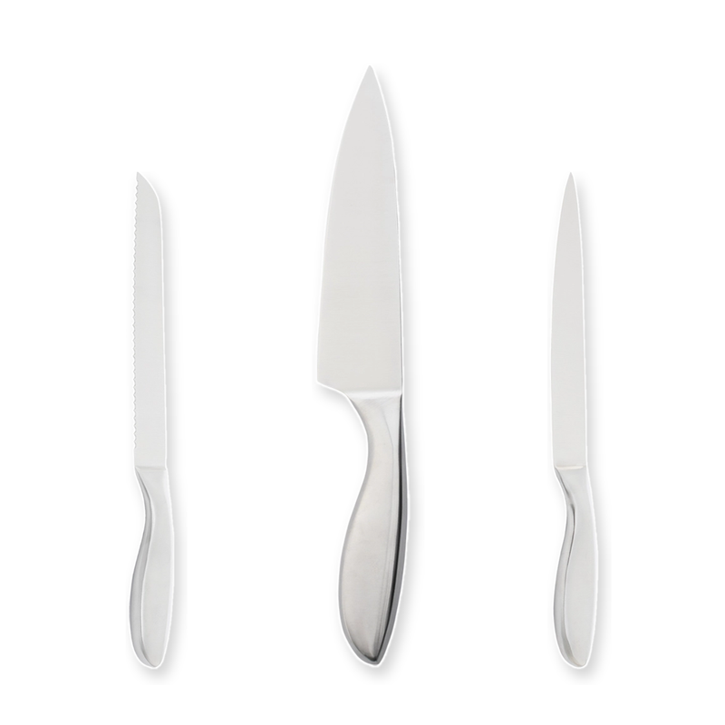 Kit 3 Facas Inox - Mimo Style