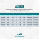 Kit Vara New Tamba Max 30-60lbs 2,40 + Molinete Austin 5000 - Jaú Pesca - Preto
