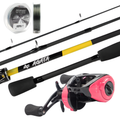 Kit De Pesca Crobat Laranja (Vara + Carretilha) Maruri