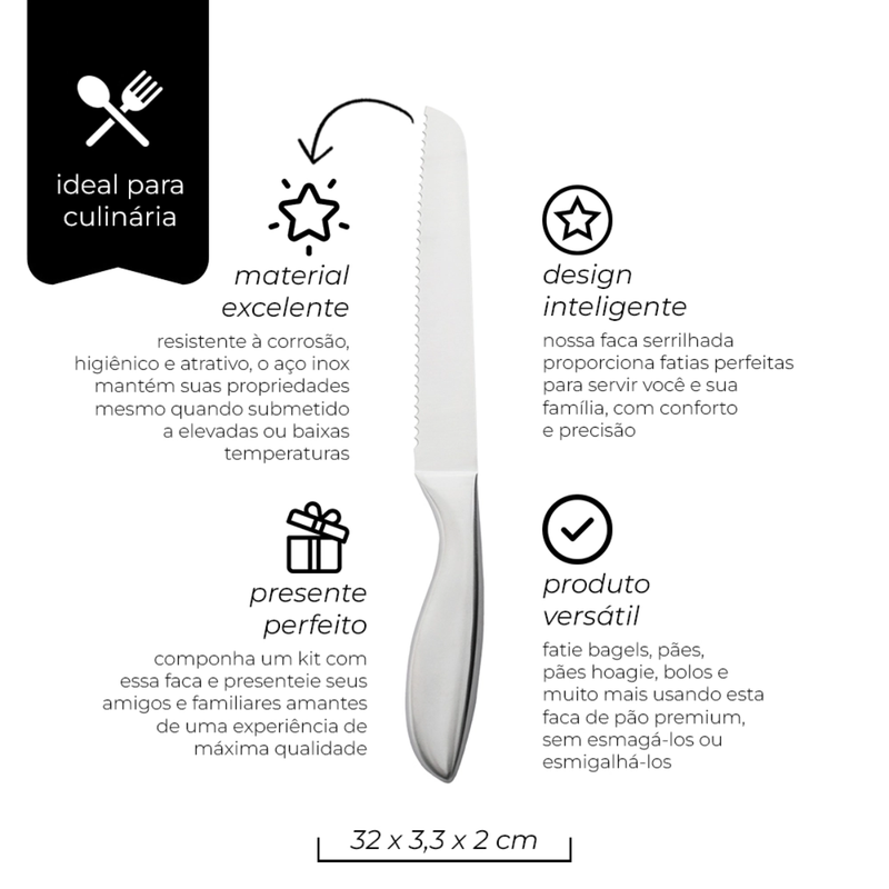 Kit 13pçs Panelas Style Cook Quartz + Conjunto de Facas Inox - Mimo Style