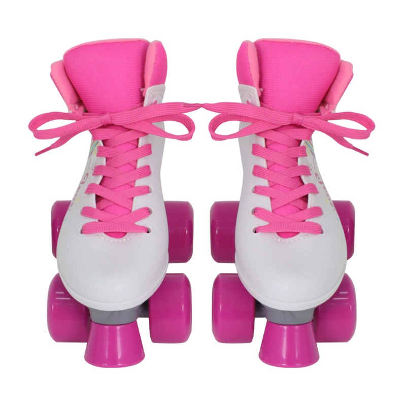 Patins Quad Love Unicórnio Branco tamanho 35 (P88)/Belfix